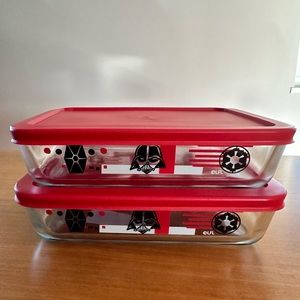 NEW 4 Piece Star Wars Pyrex Container